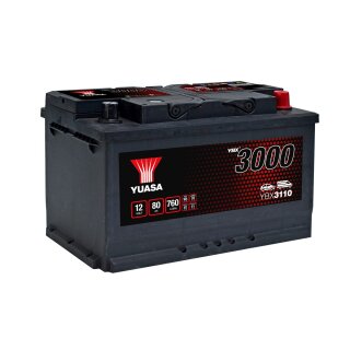 YUASA YBX3110 Starterbatterie 12 V 80 Ah 720 A (EN)
