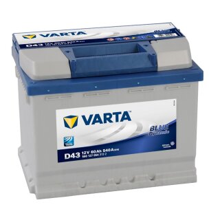 Varta D43 - 60Ah / 540A - Blue Dynamic