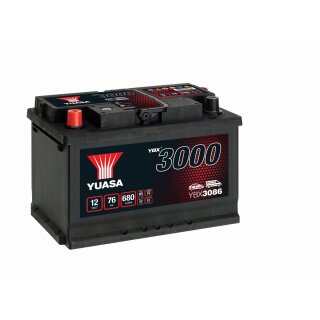 YUASA YBX3086 Starterbatterie 12 V 76 Ah 680 A (EN)