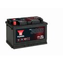 YUASA YBX3086 Starterbatterie 12 V 76 Ah 680 A...