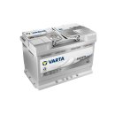 Varta A7 - Autobatterie Silver Dynamic AGM 12V / 70Ah / 760A