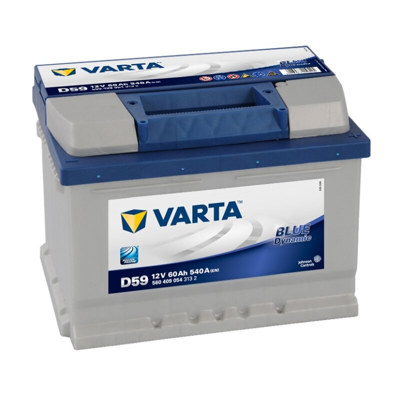 Varta D59 - Autobatterie Blue Dynamic 12V / 60Ah / 540A, 66,95 €