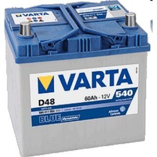 Starterbatterie Varta BLUE DYNAMIC 12 Volt 60 AH - D48